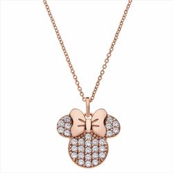 Colgante Disney Plata Rosa AG0013C Minnie Circonitas