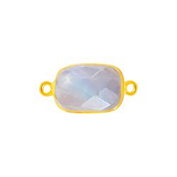 Colgante Entrepieza Plata Dorada Mujer MOM0012DOPL Piedra Mineral Piedra Luna