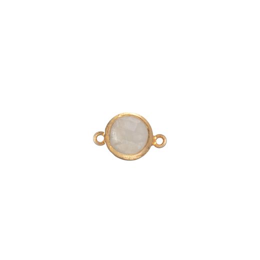 Colgante Entrepieza Plata Dorada Mujer MOM0023DOPL Piedra Mineral Piedra Luna