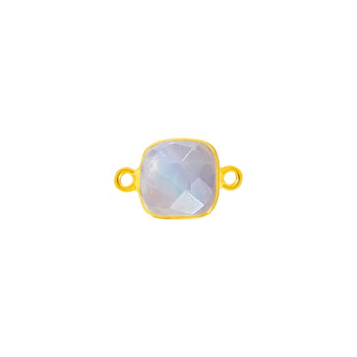 Colgante Entrepieza Plata Dorada Mujer MOM0026DOPL Piedra Mineral Piedra Luna