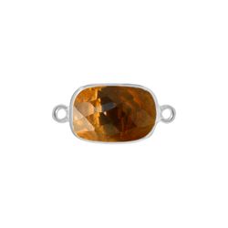 Colgante Entrepieza Plata Mujer MOM0012PLCH Piedra Mineral Cuarzo Ahumado