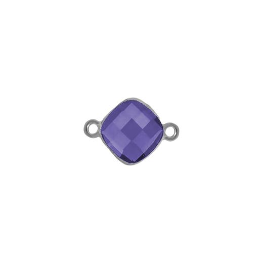 Colgante Entrepieza Plata Mujer MOM0014PLAM Piedra Mineral Amatista