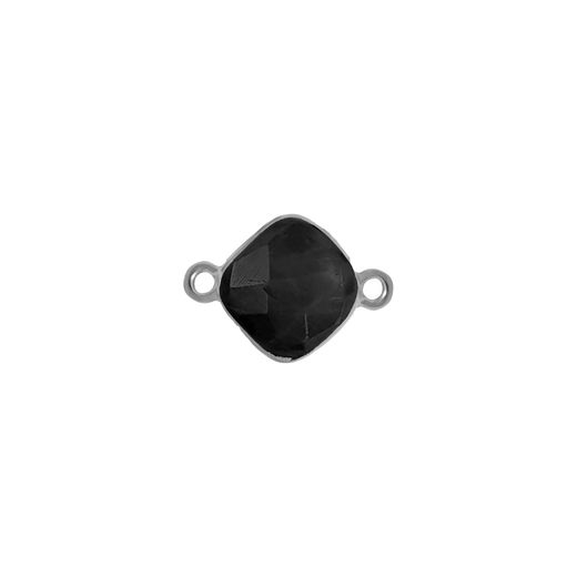 Colgante Entrepieza Plata Mujer MOM0014PLOX Piedra Mineral Onix Negro