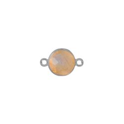 Colgante Entrepieza Plata Mujer MOM0015PLLA Piedra Mineral Labradorita