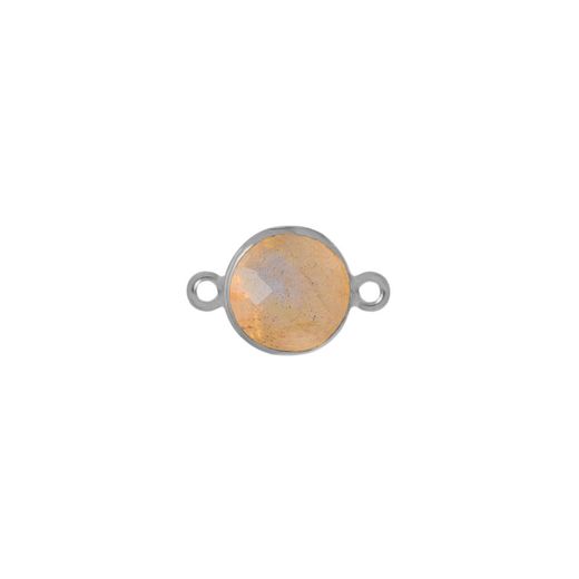 Colgante Entrepieza Plata Mujer MOM0015PLLA Piedra Mineral Labradorita