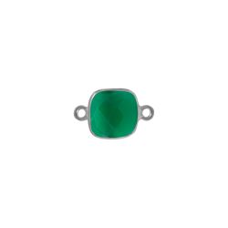 Colgante Entrepieza Plata Mujer MOM0026PLCH Piedra Mineral Cuarzo Ahumado
