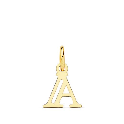 18kt Gold Buchstabe A Anhänger 16222-A