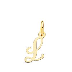 Colgante Letra L Oro 18kts 16224-L