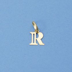 Colgante Letra R Oro 18kts 16221-R