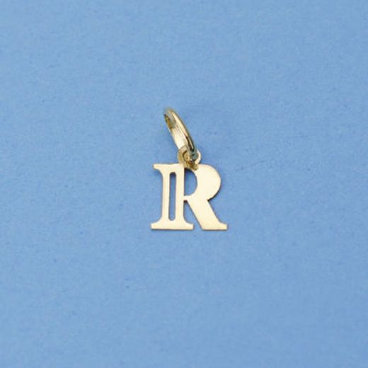 Penjoll Lletra R Or 18kts 16221-R