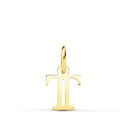 Colgante Letra T Oro 18kts 16222-T