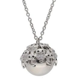 Colgante Liska Acero Llamador Ángel KLA193 Búhos Circonitas