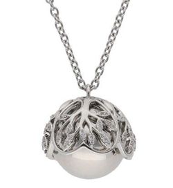 Colgante Liska Acero Llamador Ángel KLA196 Árbol Circonitas