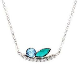 Colgante Liska Plata LSW0204CL-AV Cristales Multicolor