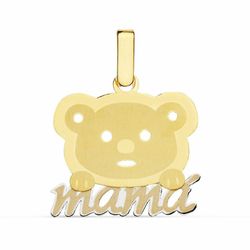 Colgante Mama Oso Oro 18kts 21x17mm 16589