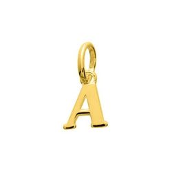 Colgante Metal Chapado Oro Argyor MRM (CH)106527.A Letra A en Brillo
