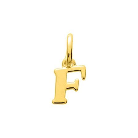 Colgante Metal Chapado Oro Argyor MRM Mujer (CH)106527.F Letra F En Brillo