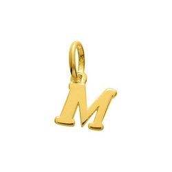 Colgante Metal Chapado Oro Argyor MRM (CH)106527.M Letra M en Brillo