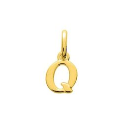Colgante Metal Chapado Oro Argyor MRM (CH)106527.Q Letra Q En Brillo