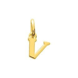 Colgante Metal Chapado Oro Argyor MRM (CH)106527.V Letra V en Brillo