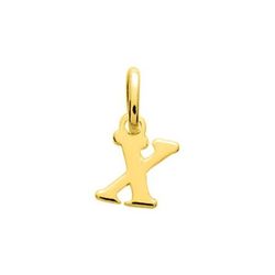 Colgante Metal Chapado Oro Argyor MRM (CH)106527.X Letra X en Brillo