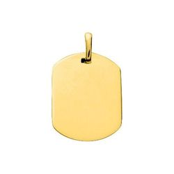 Colgante Metal Chapado Oro Argyor MRM (CH)116021 Placa En Brillo