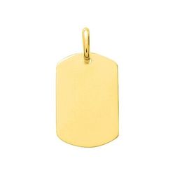 Colgante Metal Chapado Oro Argyor MRM (CH)116022 Placa En Brillo
