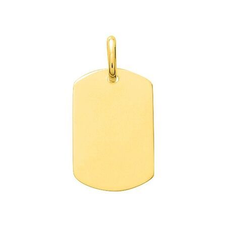 Colgante Metal Chapado Oro Argyor MRM (CH)116022 Placa En Brillo