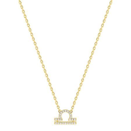 Colgante Metal Chapado Oro Argyor MRM (CH)132681.6 Zodiaco Virgo C. Circonitas