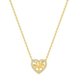Colgante Metal Chapado Oro Argyor MRM (CH)132756.1 Corazón-Árbol Circonitas