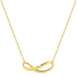 Colgante Metal Chapado Oro Argyor MRM (CH)132774.1 Infinito Circonita