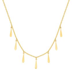 Colgante Metal Chapado Oro Argyor MRM (CH)132794 Gotas Alargadas