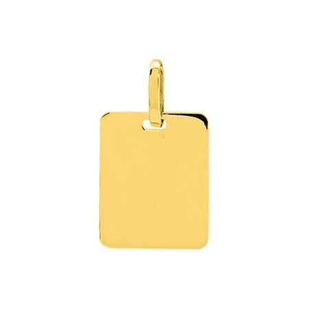 Colgante Metal Chapado Oro Argyor MRM (CH)136164 Placa En Brillo