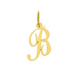 Colgante Metal Chapado Oro Argyor MRM (CH)136185.B Letra B en Brillo