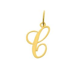Colgante Metal Chapado Oro Argyor MRM (CH)136185.C Letra C en Brillo