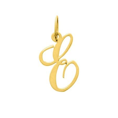 Colgante Metal Chapado Oro Argyor MRM Mujer (CH)136185.E Letra E En Brillo