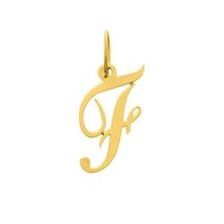 Colgante Metal Chapado Oro Argyor MRM (CH)136185.F Letra F en Brillo