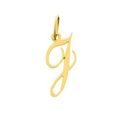 Colgante Metal Chapado Oro Argyor MRM (CH)136185.J Letra J en Brillo