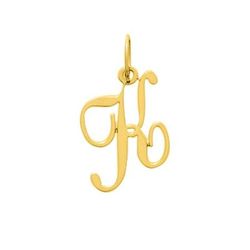 Colgante Metal Chapado Oro Argyor MRM (CH)136185.K Letra K en Brillo