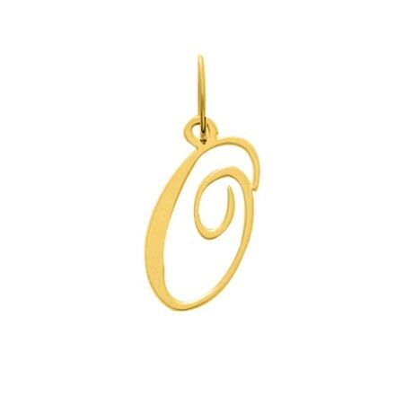 Colgante Metal Chapado Oro Argyor MRM Mujer (CH)136185.O Letra O En Brillo