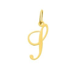 Colgante Metal Chapado Oro Argyor MRM (CH)136185.S Letra S en Brillo