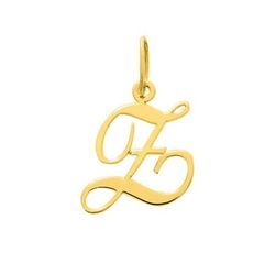 Colgante Metal Chapado Oro Argyor MRM (CH)136185.Z Letra Z en Brillo