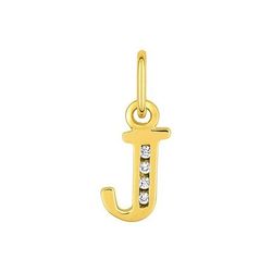 Colgante Metal Chapado Oro Argyor MRM (CH)136286.1J Letra J C. Circonitas