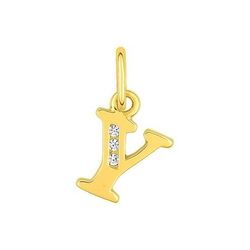 Colgante Metal Chapado Oro Argyor MRM (CH)136286.1Y Letra Y C. Circonitas
