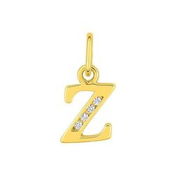 Colgante Metal Chapado Oro Argyor MRM (CH)136286.1Z Letra Z C. Circonitas
