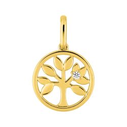Colgante Metal Chapado Oro Argyor MRM (CH)136441.1 Círculo Árbol Circonita
