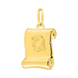 Colgante Metal Chapado Oro Argyor MRM (CH)136442.12 Pergamino Zodiaco Piscis