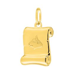 Colgante Metal Chapado Oro Argyor MRM (CH)136442.2 Pergamino Zodiaco Tauro