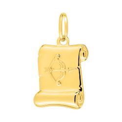 Colgante Metal Chapado Oro Argyor MRM (CH)136442.9 Pergamino Zodiaco Sagitario