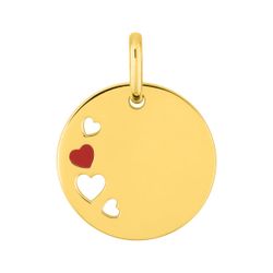 Colgante Metal Chapado Oro Argyor MRM (CH)136451 Círculo Corazones